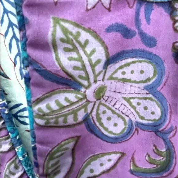 NWT Alix of Bohemia Carnaby Floral Patchwork Jacket, Purple Amethyst, Sz S